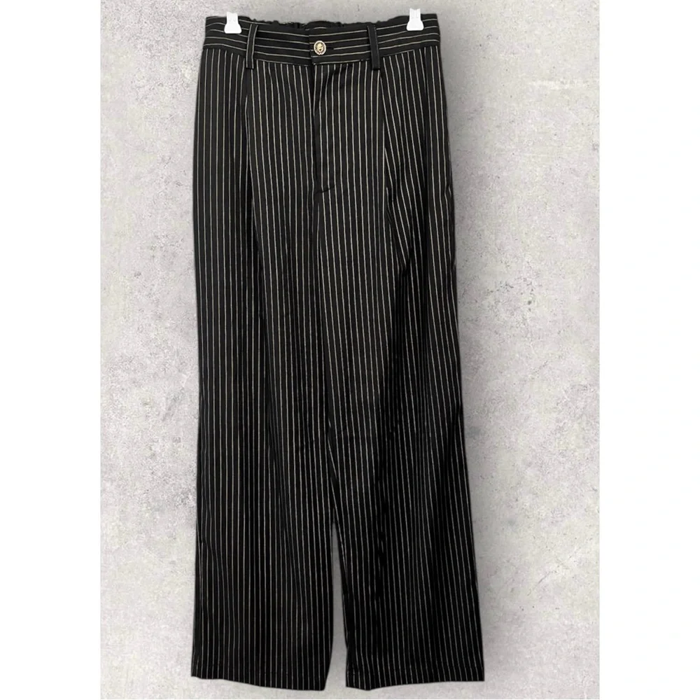 Alex & Sophia Pin Striped Trouser Pants